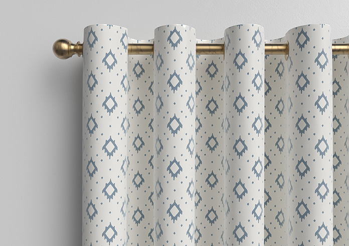 Huaraz Velvet, Cool Blue - Made to Measure Curtains - Image 12